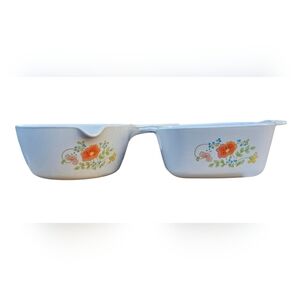 Corningware-Vintage Set Of 2 Wildflower P-43-B 2 3/4 Cups/ P-89-B 2 1/2 Cups